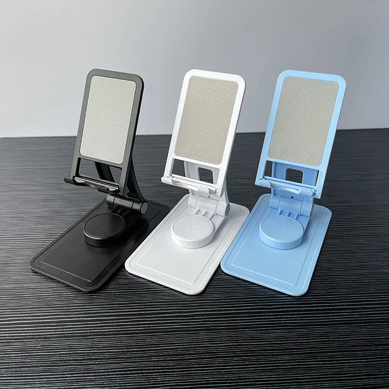 

1PC Tablet Mobile Phone Stand Foldable 360° Rotating Desk Holder Portable Bracket Cellphone Stands Lazy Smartphone Holders