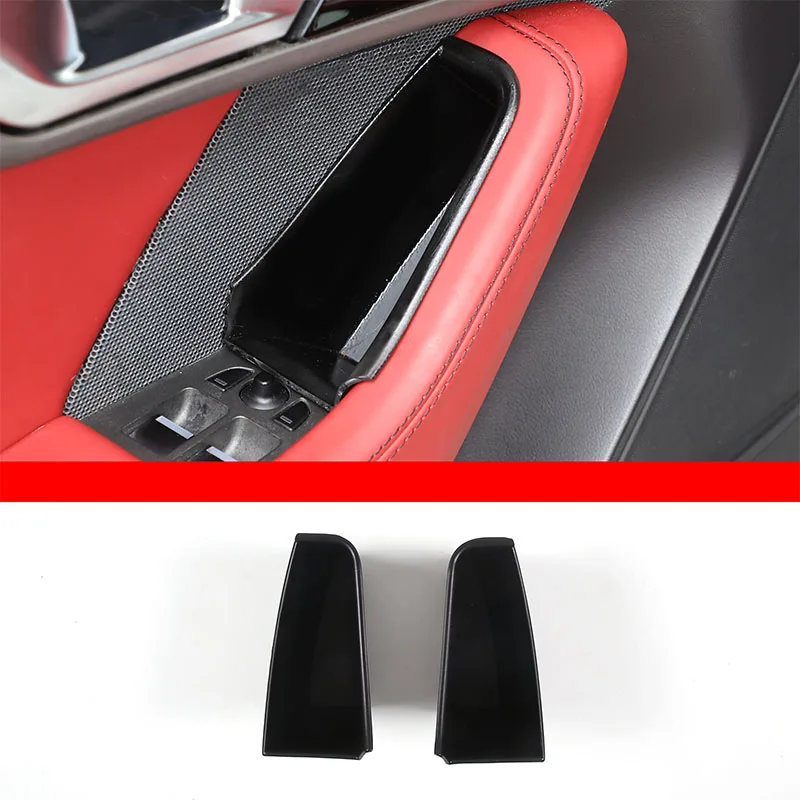 

ABS Plastics Car Door Handle Storage Box For Jaguar F-TYPE 2013-2024 Auto Accessories