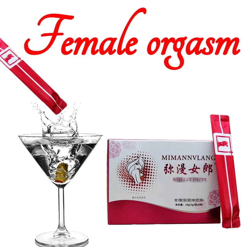 

6 Bags/box Colorless and Odorless Powder Orgasm for Women Oral Liquid Can Be Put Into Beverages for Women To Dissolve