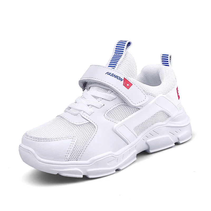 

Summer New Kids Sneakers All White Running Shoes Lightweight Jogging Sneakers Non Slip Wear-Resisting Athletic Sneakers T667