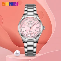 skmei fashion watches for women ladies luxury brand small delicate waterproof stainless steel clock gift for girlfriend 1964