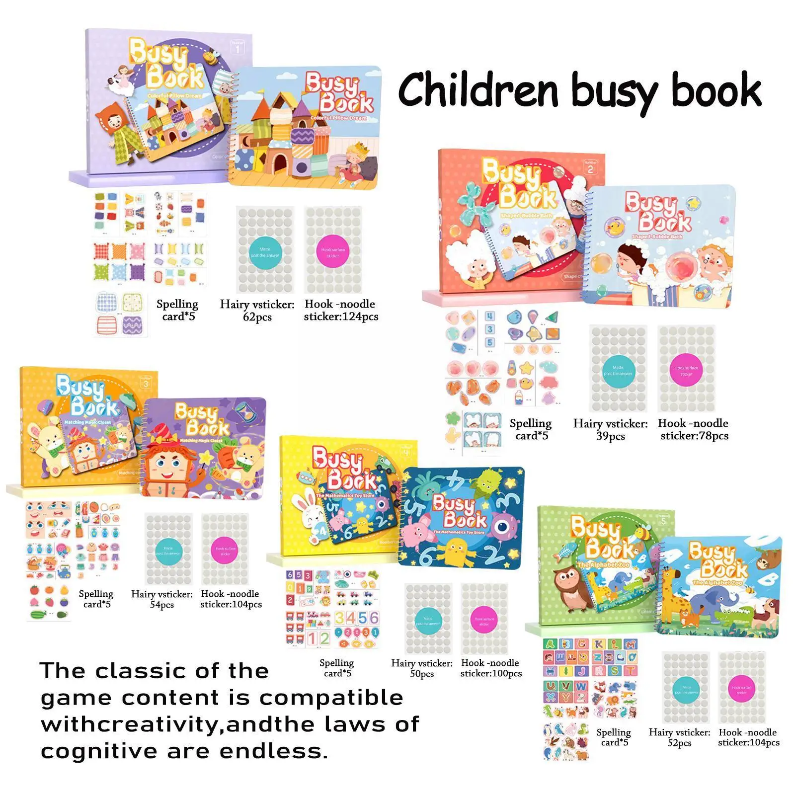 

Учебник по работе Монтессори для малышей, Обучающая книга для детей, книга для интерактивного обучения W9P5