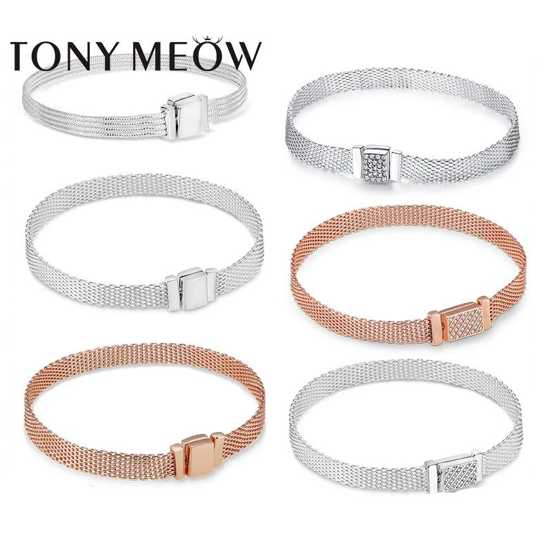 Женский рефлексивный браслет серебряного цвета женский серебряный для женщин