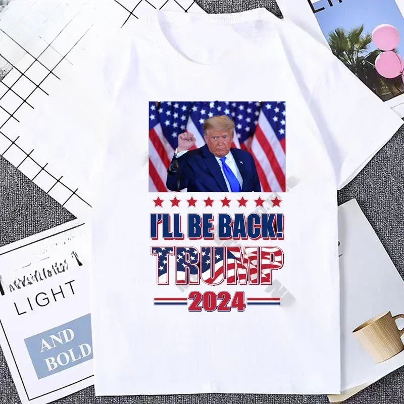 2024 графическая забавная Мужская футболка с надписью What Jobs Трамп консервативная