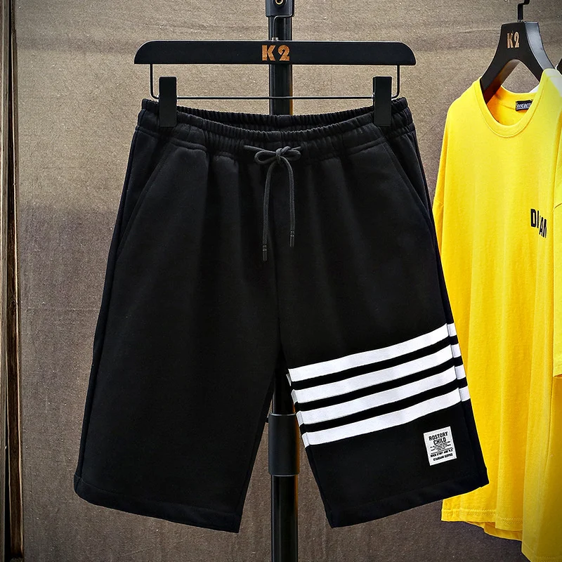 

Штаны с принтом 5 точек мужские летние шорты мужские тонкие свободные спортивные брюки большого размера большие шорты брюки бриджи 5 точек