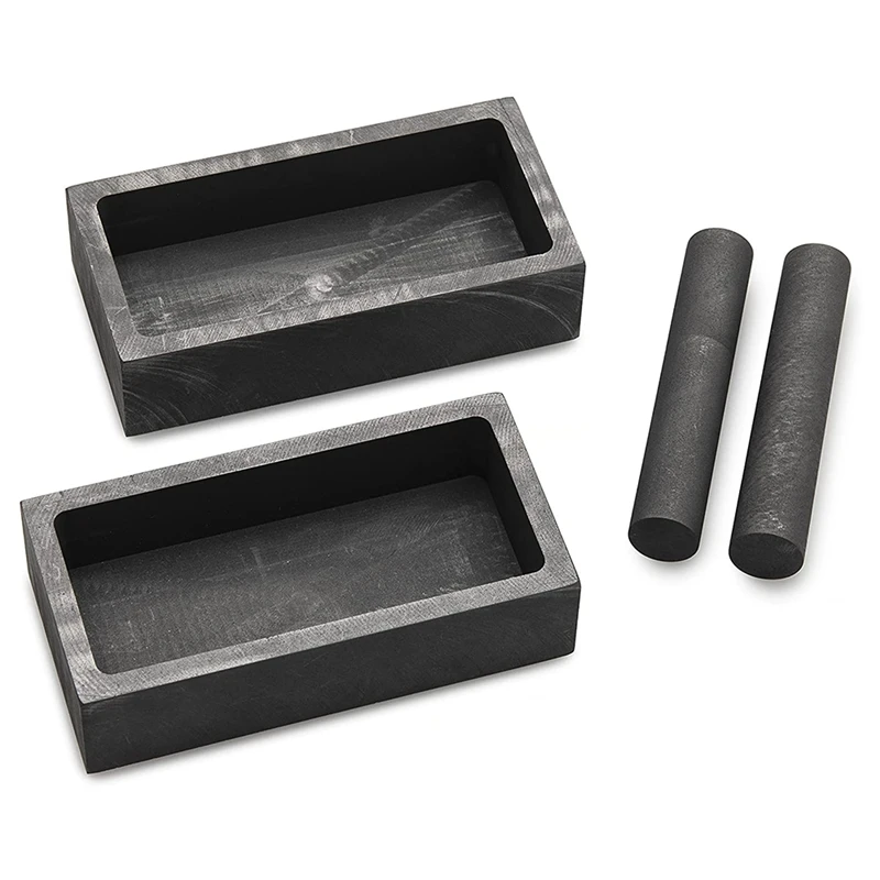 

Graphite Ingot Mold - Can Be Used To Melt 1Kg Of Gold And 500G Of Silver - Nice Thermal Conductivity