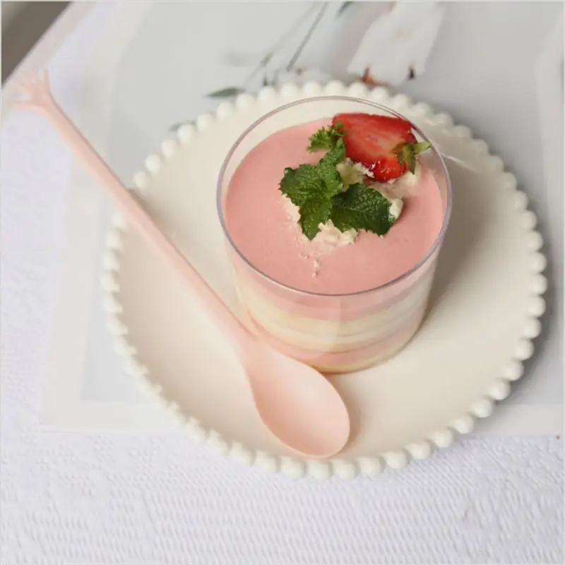 

4Pcs Coffee Mixing Spoon Dessert Spoon Food Spoon Cake Spoon for Restaurant Cafeteria Home Party Tableware Kitchen Accessories
