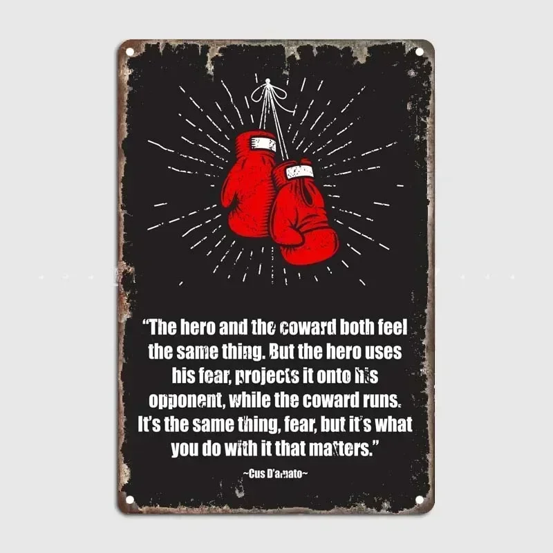Украшение для стен в виде боксерского клуба жестяной металлический знак стиле