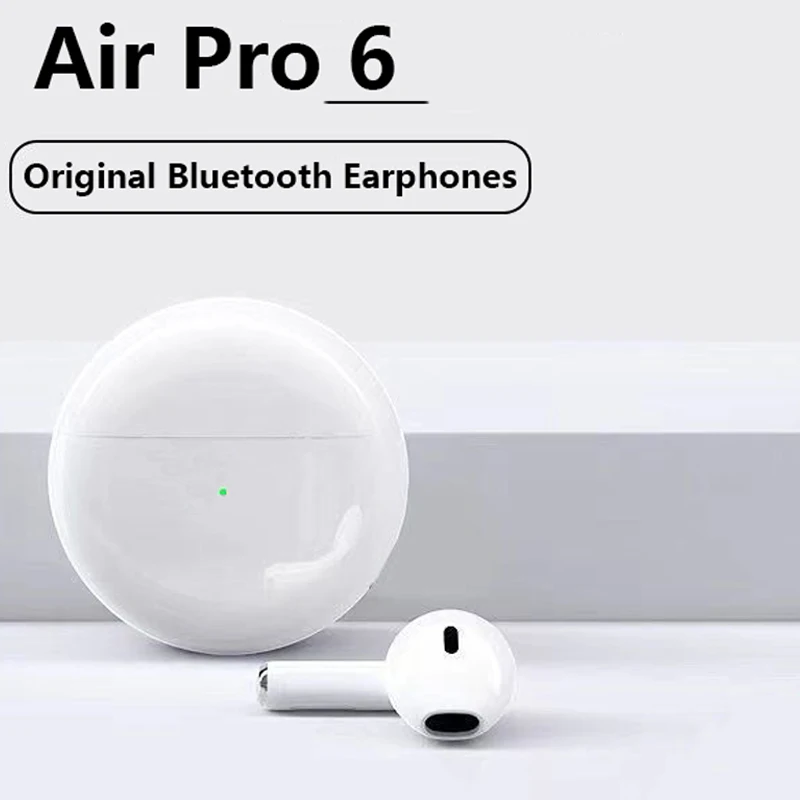 Беспроводные наушники Air Pro 6 TWS Спортивная гарнитура для Xiaomi с микрофоном Bluetooth