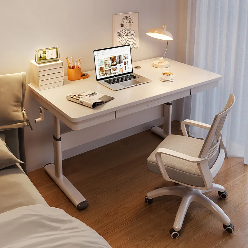 

Aoliviya Sh Новый компьютерный настольный стол с ручным подъемом, домашний стол, учебный стол, подъемный письменный стол, офисный стол