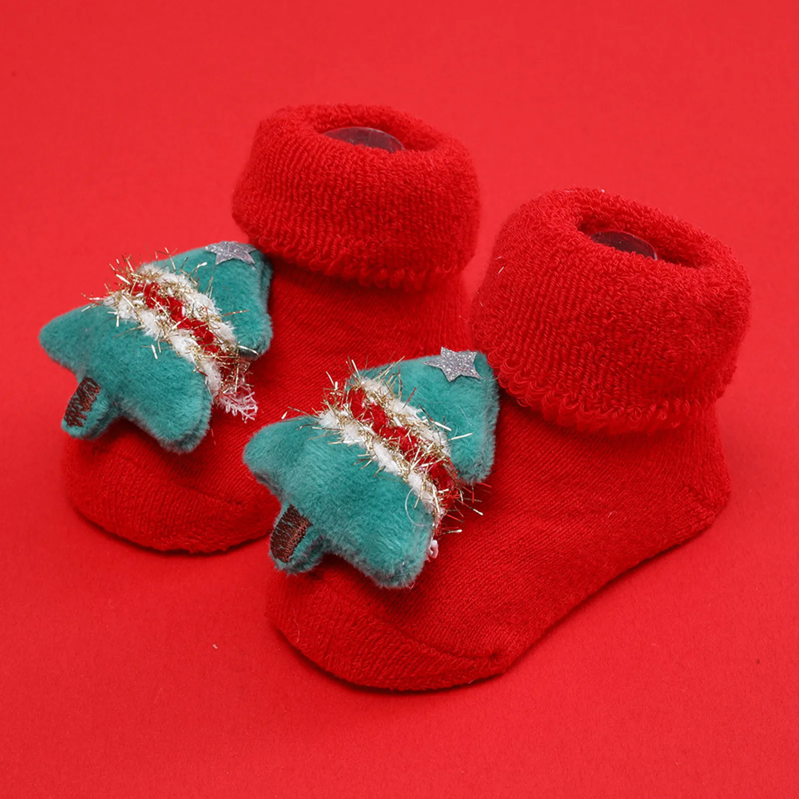 

1/2 шт./комплект, детские зимние носки на мягкой подошве