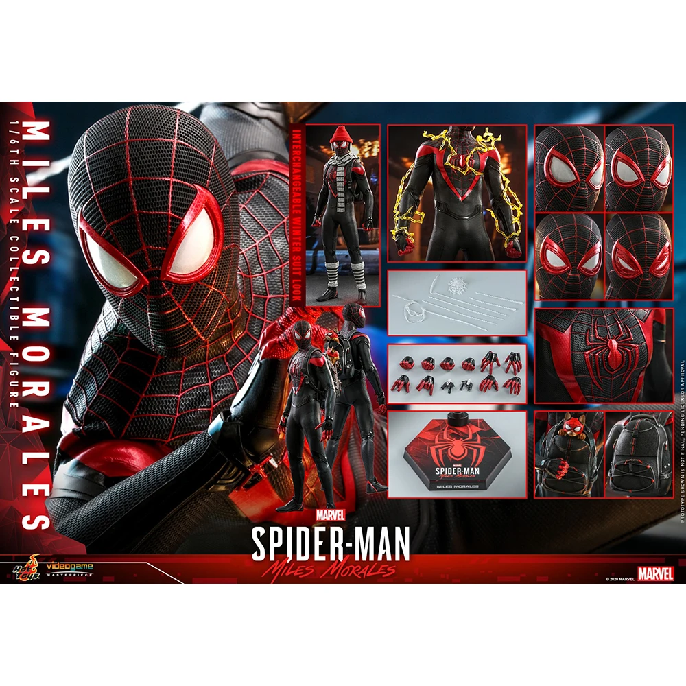 

Hot Toys 1/6 VGM46 Miles Morales PS5 Marvel Spider-Man Game Original Collectible Figure Anime Figure Action Model Toys Gifts