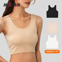 misthin corset tank top women sportwear body shaperwear slimming vest underwear chest breast binder posture corrector shaper br