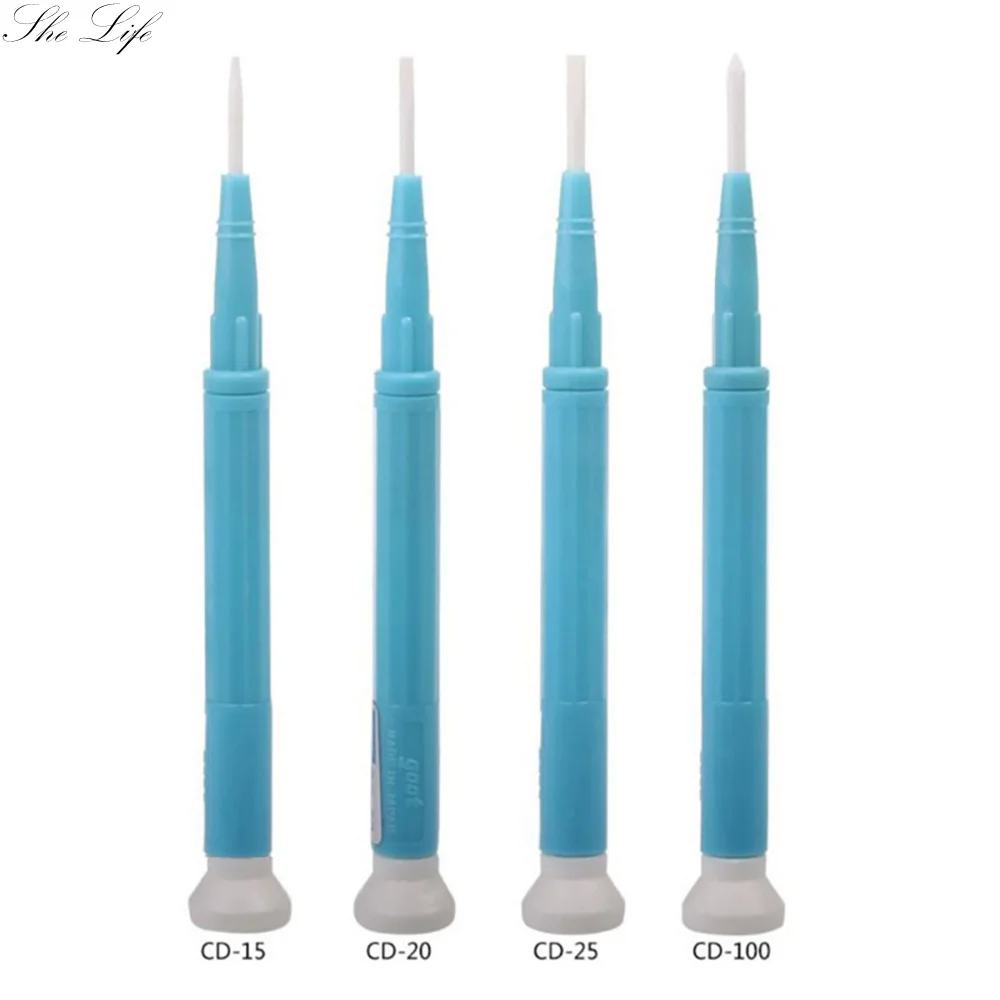 

4pcs DIY Adjust Frequency Ceramic Screwdriver Anti-static Non-conductive Non-magnetic Slotted Screw Driver Repair Hand Tool