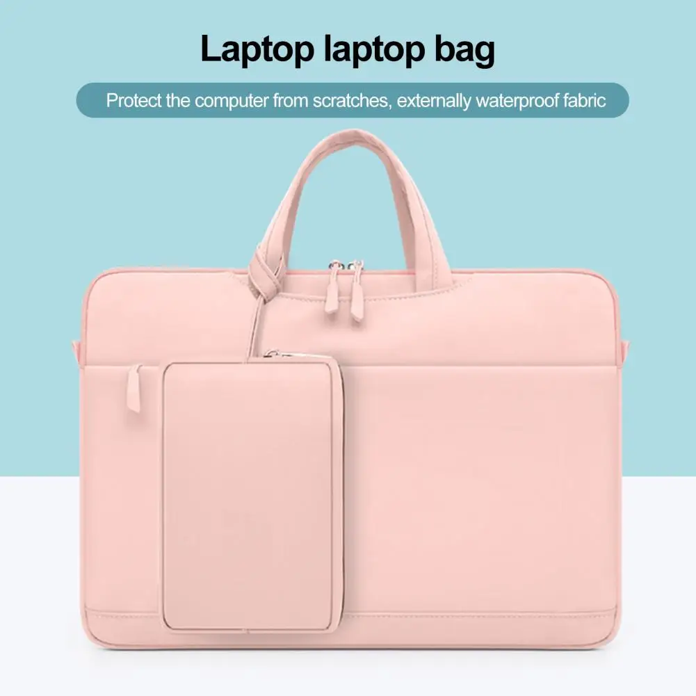 

1 комплект, однотонный прочный Чехол-портфель для ноутбука на молнии с защитой от царапин