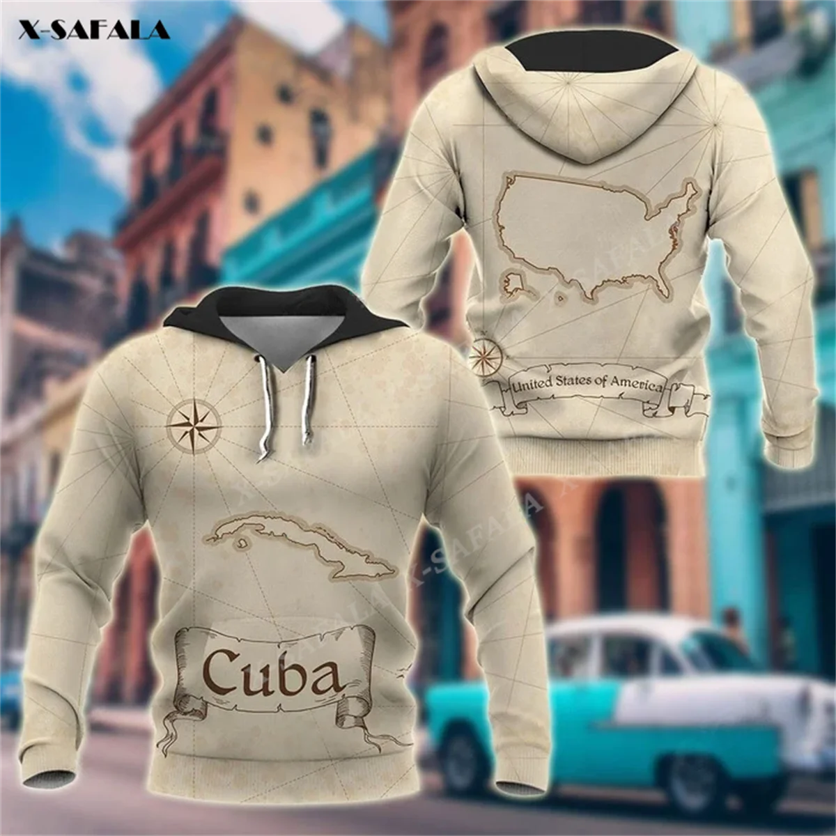 

Cuba COAT OF ARMS Map Flag Classical 3D Printed Zipper Hoodie Men Pullover Sweatshirt Hooded Jersey Tracksuits Outwear Coat