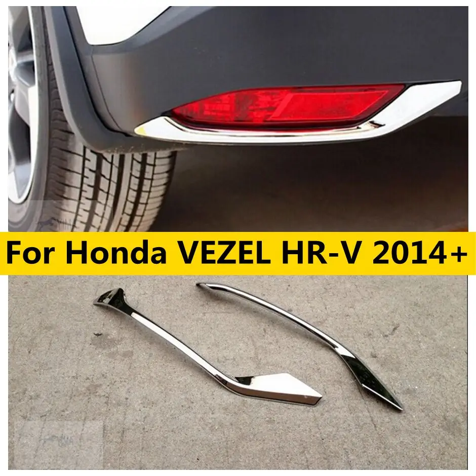 

Automotive Rear Tail Fog Lamp Lights Cover Trim Fit For Honda VEZEL HR-V 2014 - 2017 ABS Chromium Styling Exterior Accessories