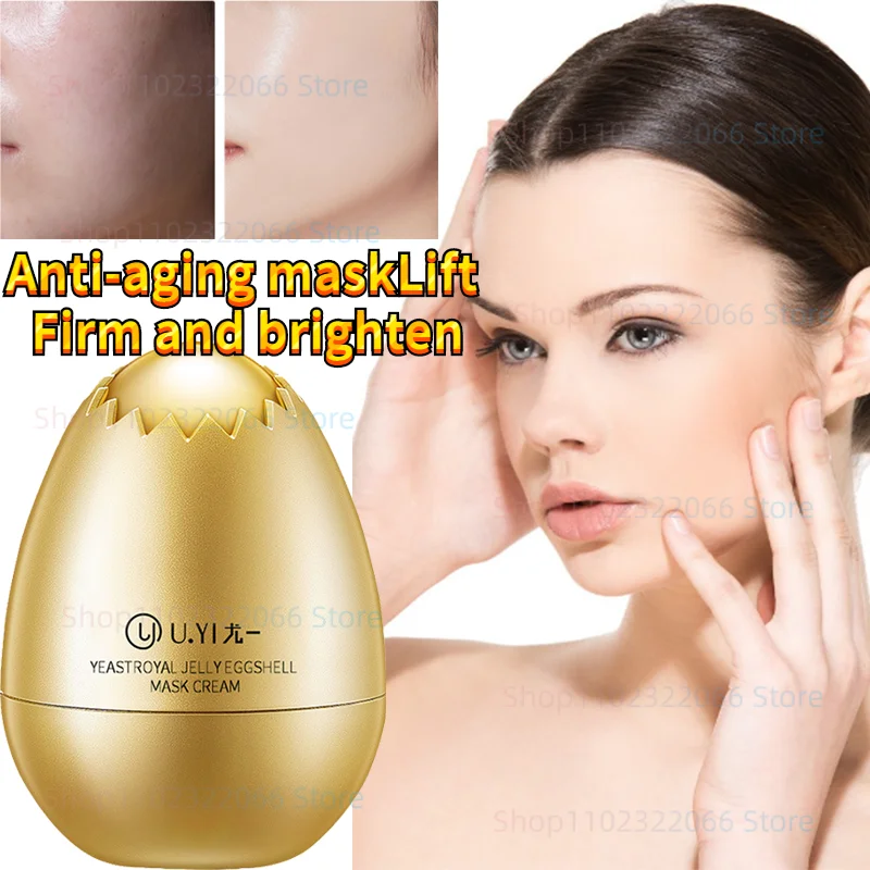 

Eggy Mask Moisturizing, Moisturizing, Firming and Lifting Mask Deep Maintenance, Preventing Skin Aging, Essential for Anti-aging