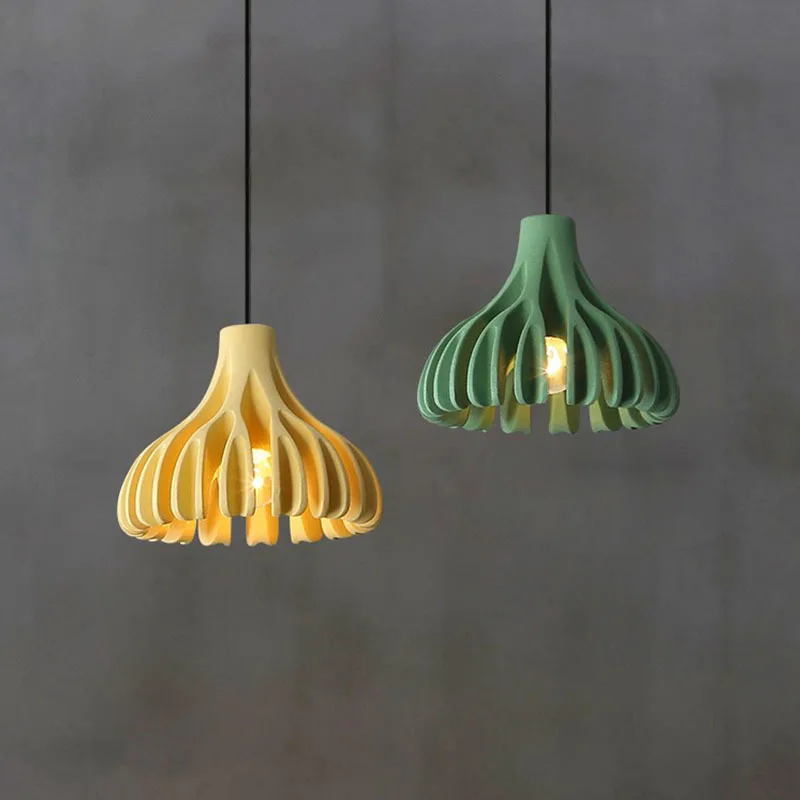 

Nordic Led Pendant Light Hanging Modern Creative Art Resin Restaurant Bar Lamp Ceiling Bedroom Bedside Indoor Decor Chandelier