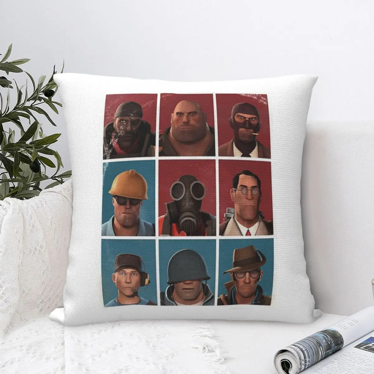 Team Fortress 2 Fight Songs SFM наволочка с коллажем роскошные наволочки домашний декор