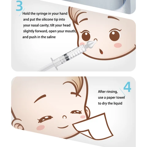 Детский назальный аспиратор, ирригатор, детский очиститель носа, устройство для промывания носа, многоразовое средство для промывания носа для детей, профессиональный шприц для носа