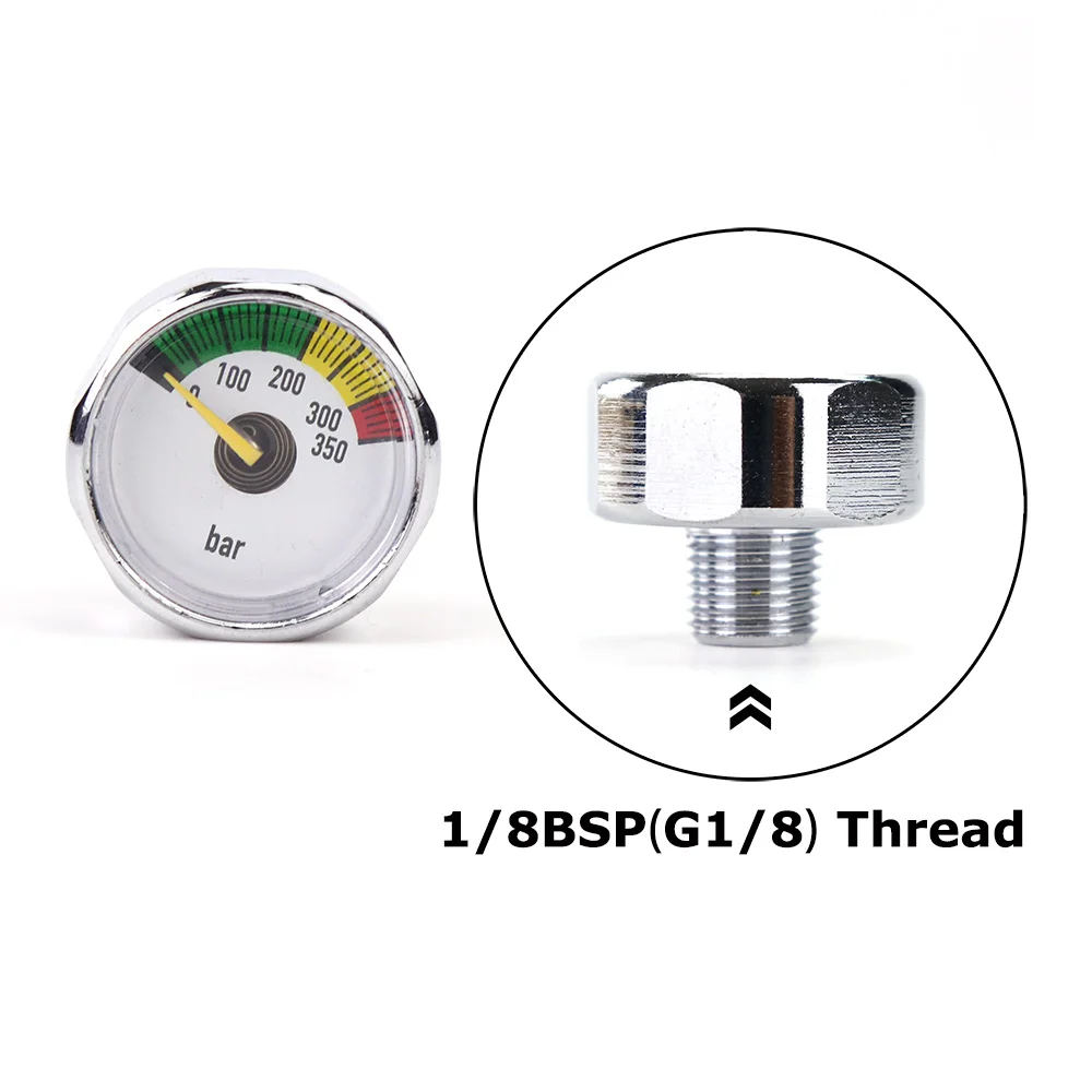 

Микроманометр Air 350BAR, манометр (диаметр 25 мм), низкопрофильный, с резьбой 1/8NPT или 1/8BSP(G1/8)