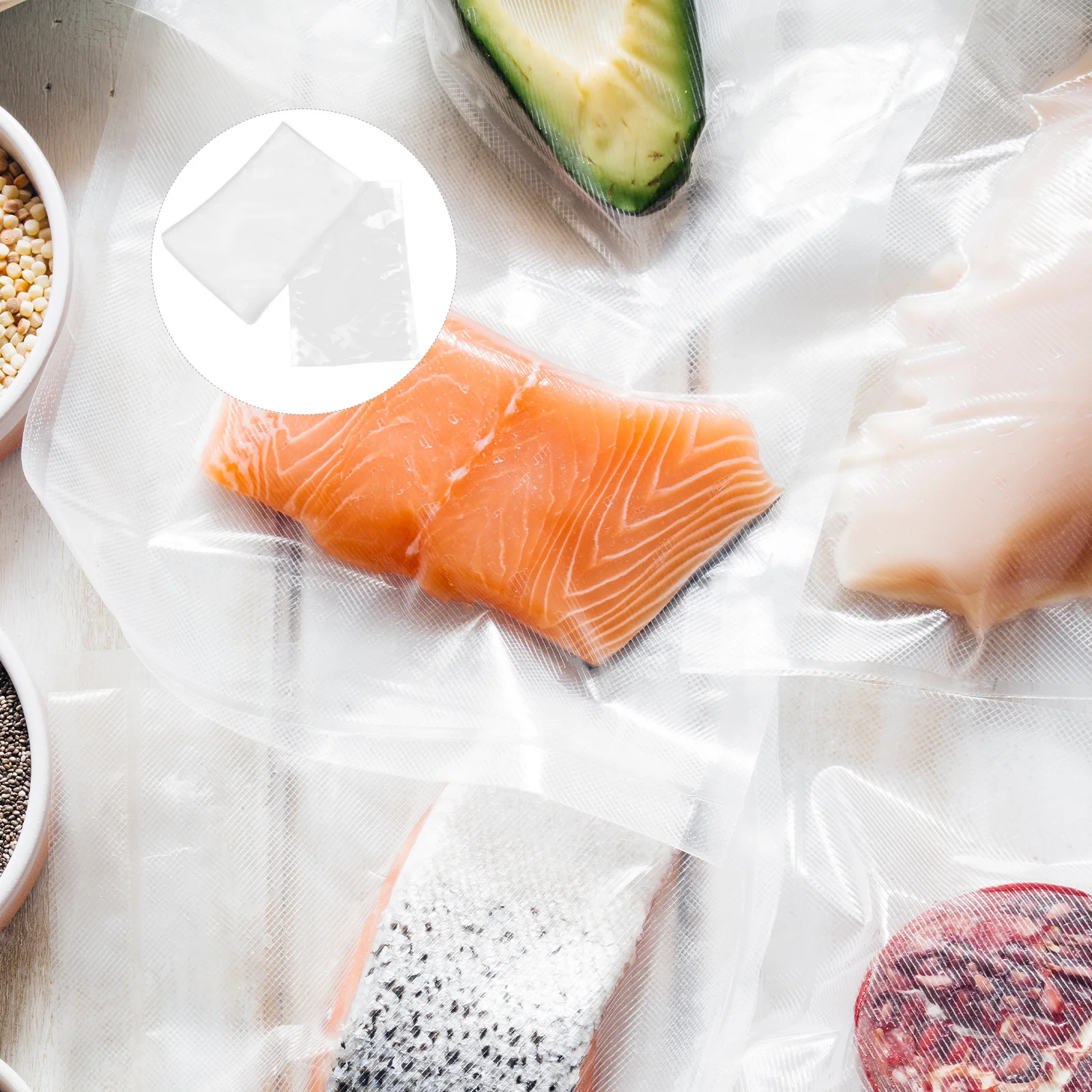 100 шт. вакуумные упаковочные пакеты комбинированные подушечки маленькая