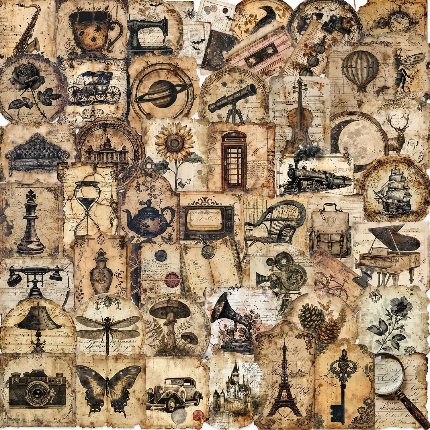 

50 шт. Ветринных наклеек для декорирования