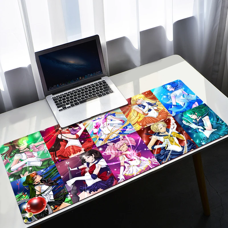 

Настольные аксессуары, розовый коврик для мыши с аниме Сейлор Мун, милый игровой компьютерный коврик для мыши, компьютерный коврик для мыши,...