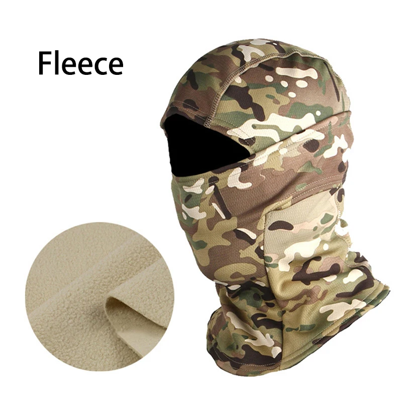 

Зимняя флисовая Тактическая Военная Балаклава уличная Охота Велоспорт Туризм Катание на лыжах шарф Сноуборд маска для лица ветрозащитная для мужчин и женщин