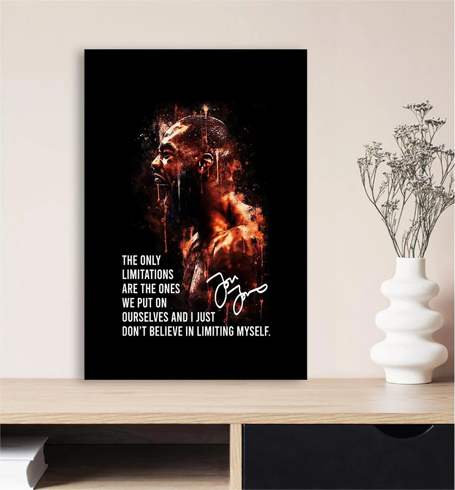 Мотивирующие цитаты легенда боксеры звезда Майк Тайсон постер холст картины
