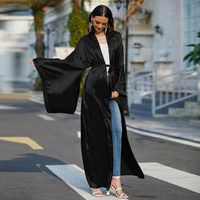 ramadan eid open abaya kimono turkey muslim fashion hijab dress arabic satin dubai abayas for women islam clothes djellaba femme