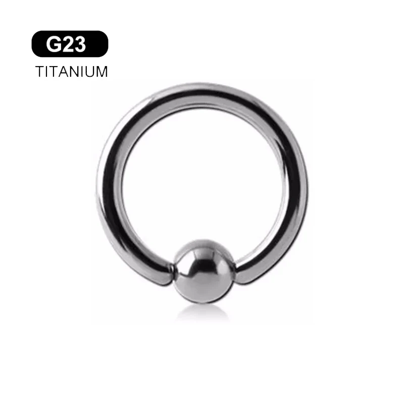 

QIANYE Wholesale 100pcs ASTM F136 G23 Titanium Captive Bead Ring CBR Nose Piercing 16G