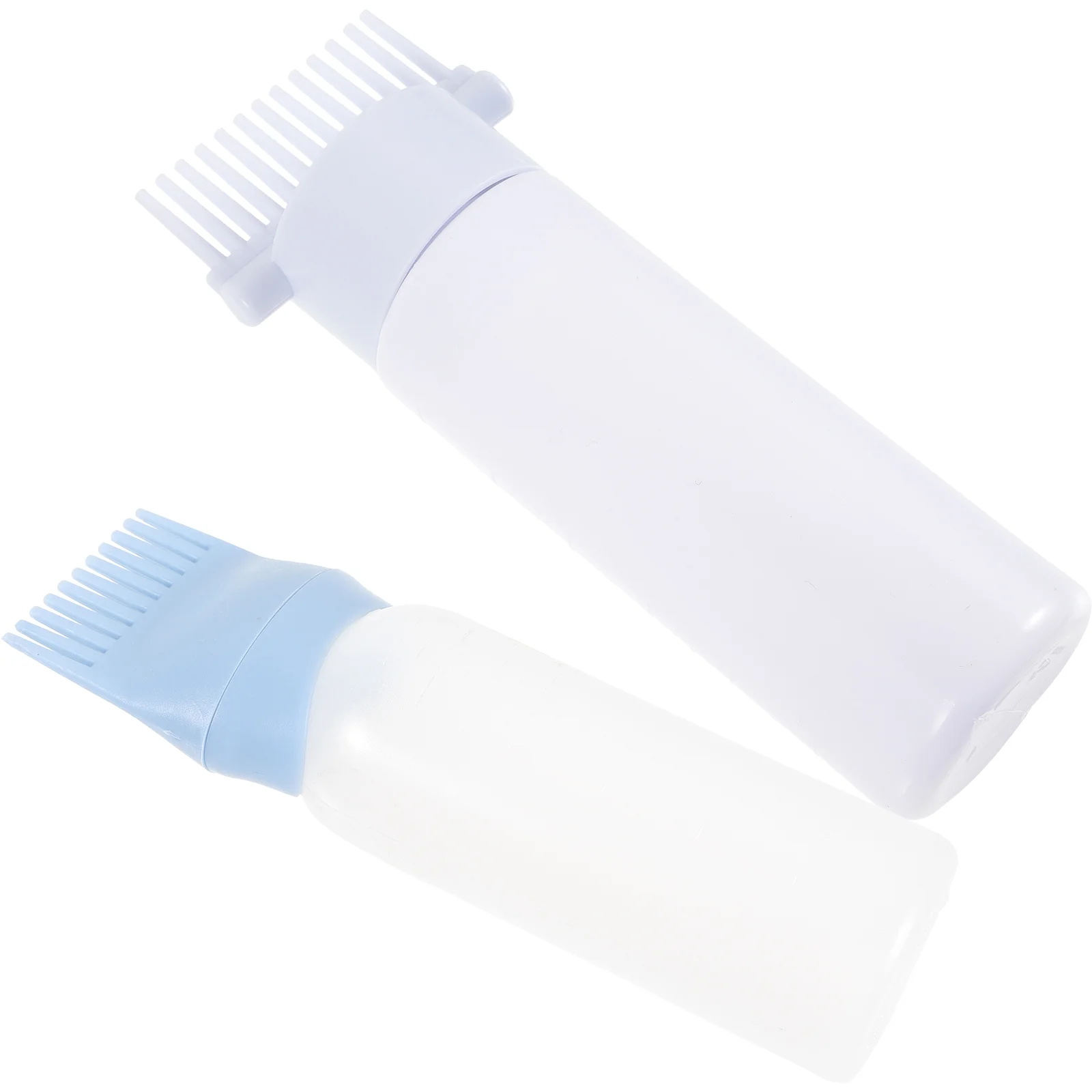 

2pcs Hair Dye Bottles with Root Comb Applicators Hair Dying Bottles Barbershop Hair Dye Bottles