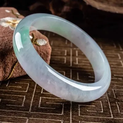 Ювелирные изделия zheru браслет из натурального бирманского нефрита 54 мм-62 мм