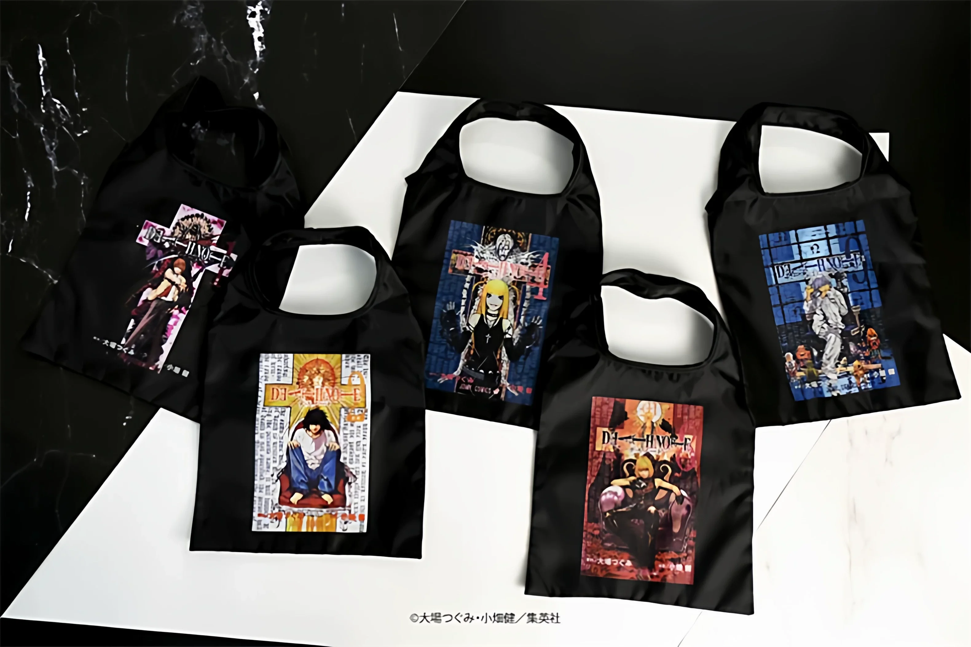 Сумка-шоппер DEATH NOTE L·Lawliet Yagami Light Gashapon Anime Role, большая вместимость, складная, для покупок и хранения (art.: 3920dbcf3932e) - 3920dbcf3932e