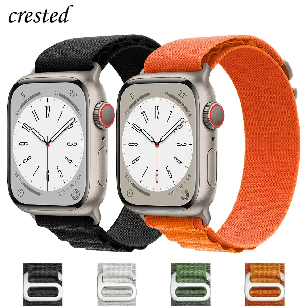

Alpine Loop for Apple Watch Ultra Band 49mm 44mm 40mm 45mm 41mm 42mm 38mm 40 44 45 mm bracelet iWatch series 7 6 5 3 se 8 strap