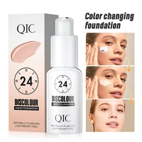 30ml color changing liquid foundation cream long lasting hydrating face foundation concealer cream skin brightener primer makeup