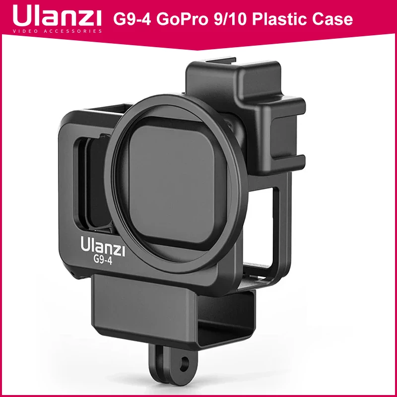 

Ulanzi G9-4 for GoPro Hero 11 10 9 Plastic Case with 52MM Filter Adapter Ring GoPro Case Accessories