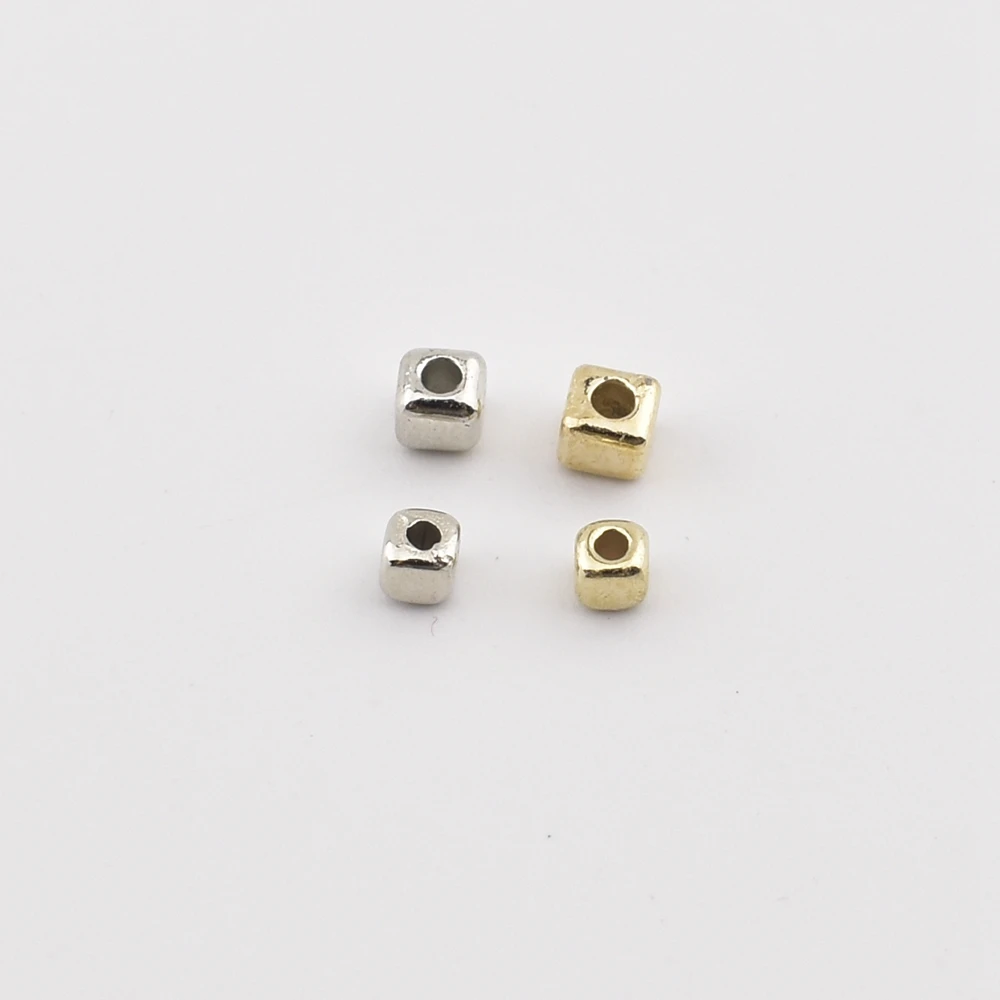 

1000Pcs/Lot 2-2.5mm CCB Charms Loose Beads With Hole For Jewelry Making Supplies Diy Plastic Square Spacer Beads