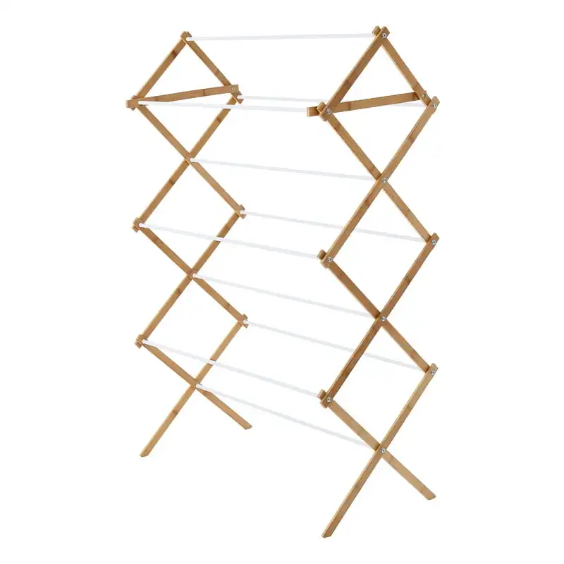

Collapsible Bamboo Laundry Drying Rack