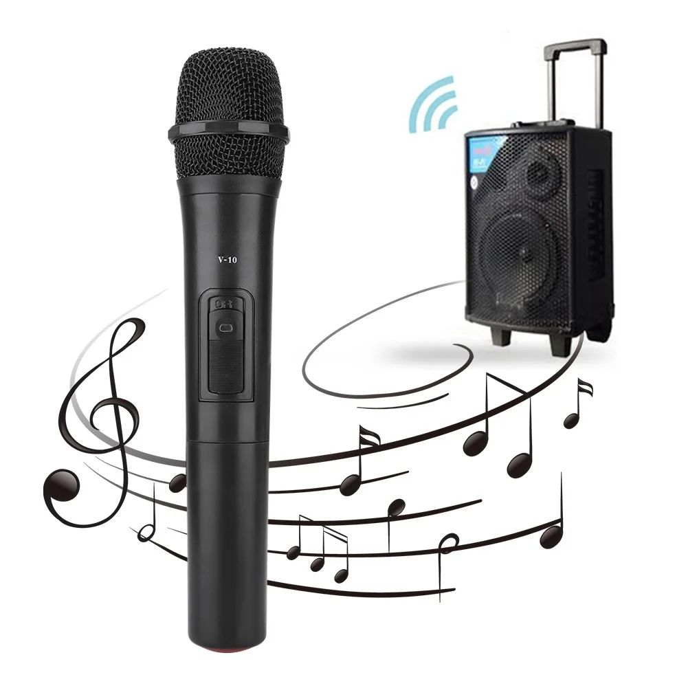 

Soonhua-microfone De Áudio Uhf Sem Fio., Amplificador De Áudio Portátil Universal Com Receptor Usb Para Karaoke, Para Wholesale