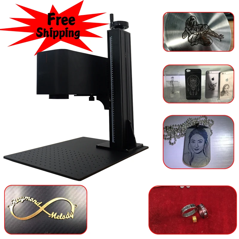 Лазерная маркировочная машина ручной волоконный лазерный гравер система для