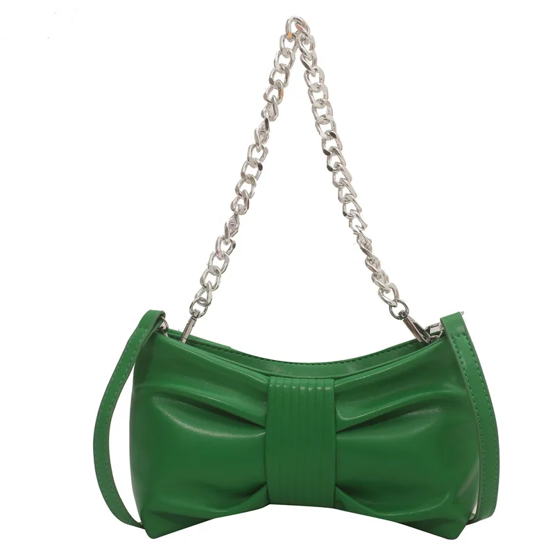 

Luxury Fashion Chains Bow Shoulder Bag Female Tendecia Tote Bags for Women Designer Handbags Crossbody Women's Bag 2022 Trend