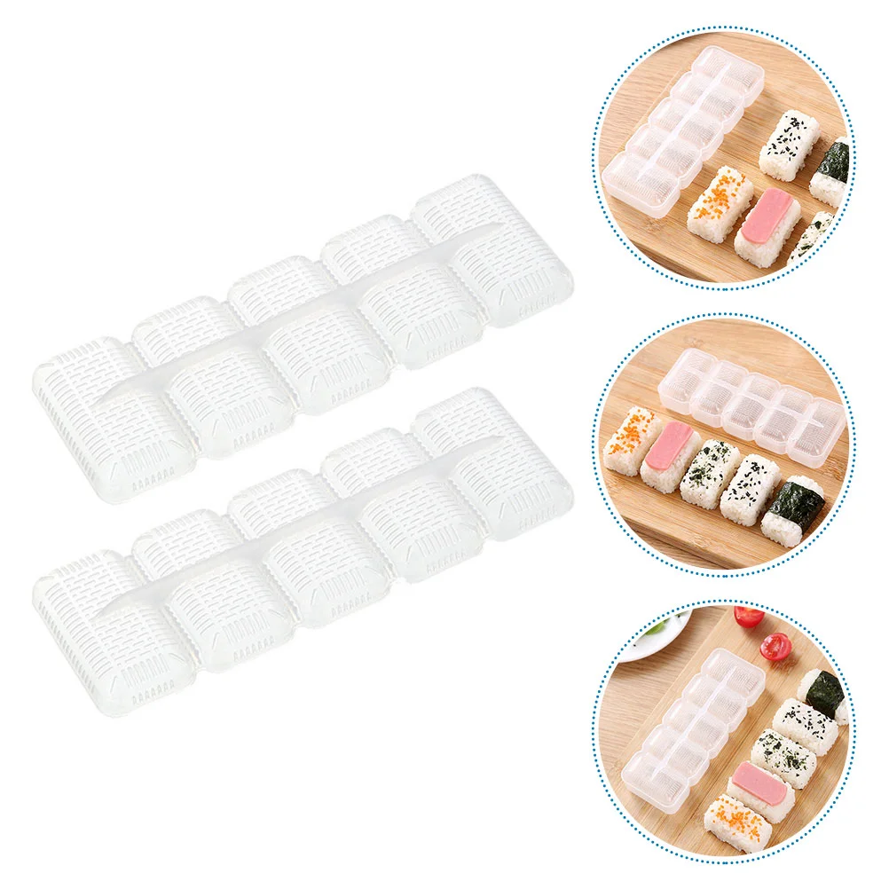 

2 Pcs Sushi Mold Japanese Tools Rice Roll Mould Making Tools Sushi Making Mold Pp Sushi Maker Beginner Rice Ball Maker