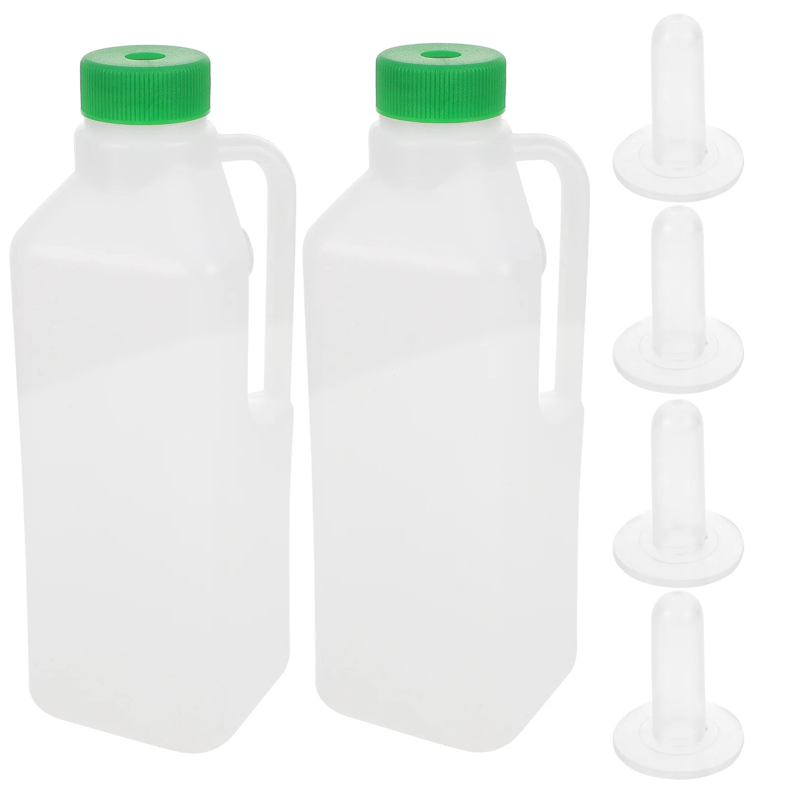

Lamb Milking Bottle Drinker Plastic Piglet Sheep Goat Feeding Waterer Bottle with replacement Bottle