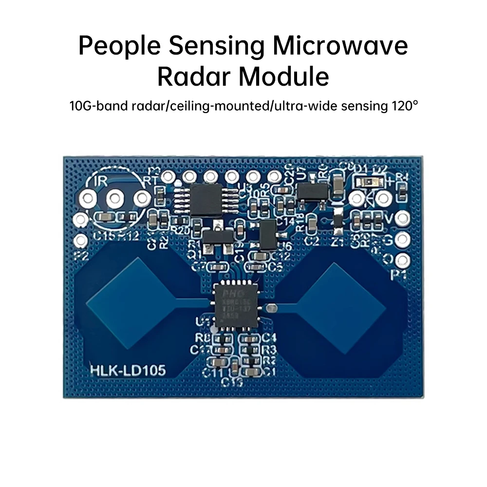Микроволновый радар 10G индукционный модуль человеческого тела LD105 микродатчик