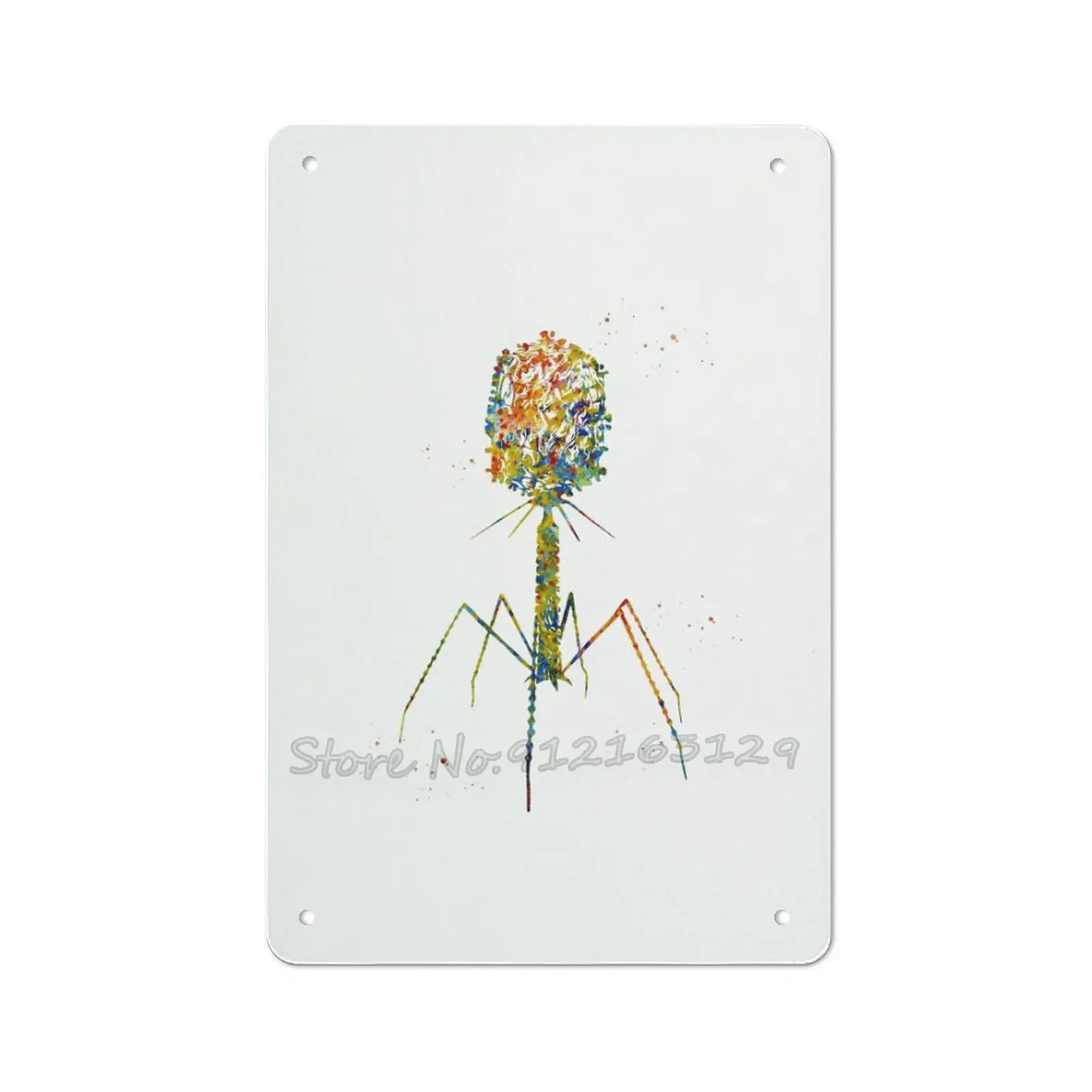 БАКТЕРИОФАГ металлический знак Декор Бляшка жестяной милая домашняя семья пляж