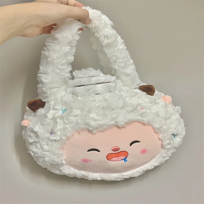 Подлинная приятная Коза и Большой Волк Weslie Tibbie Paddi плюшевая ручная сумка через