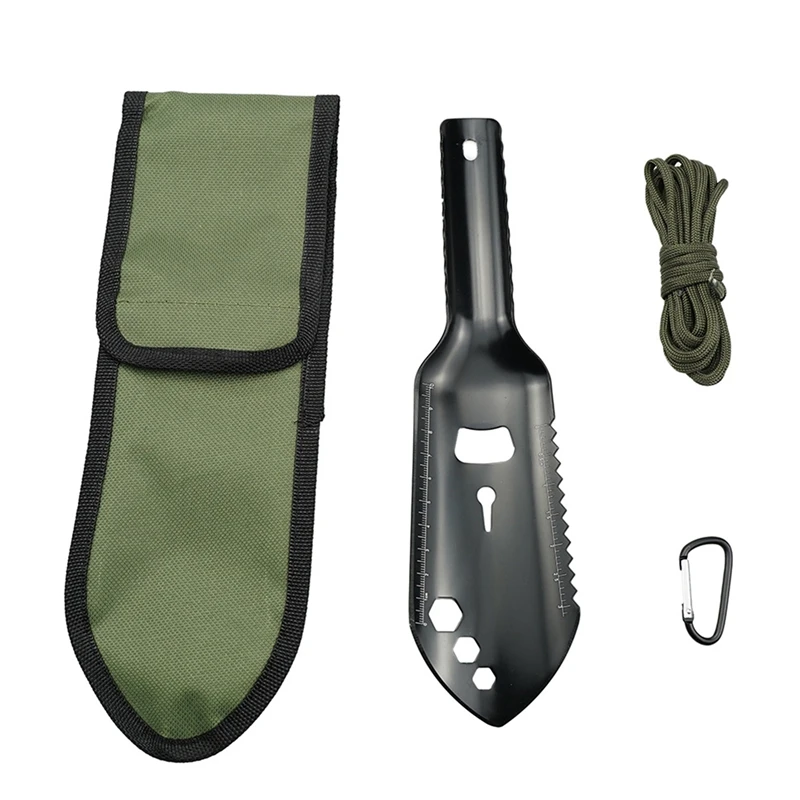 

Camping Shovel Metal Detector Garden Serrated Edge Digging Shovel Sheath Tool For Outdoors Garden